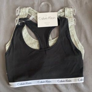 Calvin Klein 2-pack bralettes size M - new w/tags.
